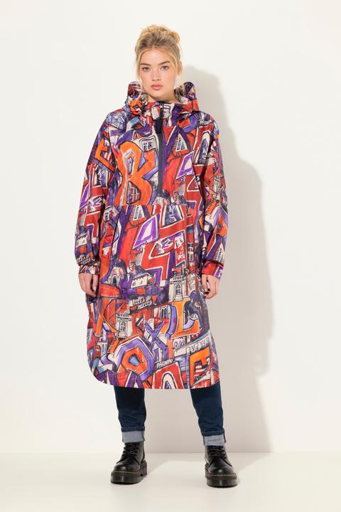 Produktbild Laurasøn Funktions-Regencape, Unisex, Print, Kapuze (One Size)