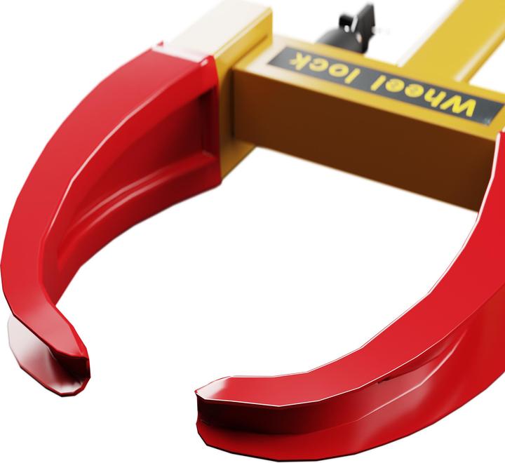 Actual product image Relaxdays Wheel lock