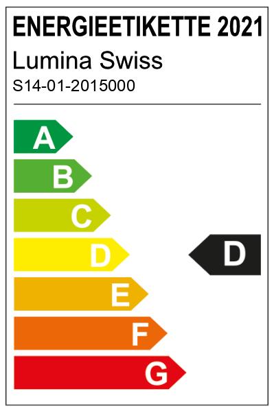Label énergétique Lumina Swiss Bande LED 5m HD+ Bright Froid 24V (Blanc froid, 500 cm, Intérieur)