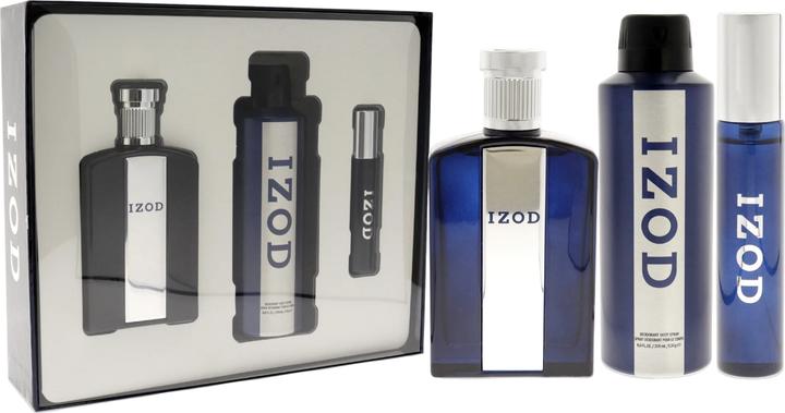 Actual product image Izod 3 Piece Gift Set for Men - EDT 100ml, EDT 15ml, Body Spray 200ml (Perfume set)