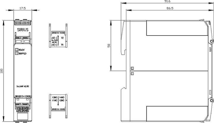 Produktbild Siemens Standard evaluation 17.5mm enclosure