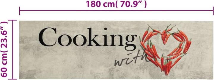 Produktbild vidaXL Küchenteppich (60 x 300 cm)