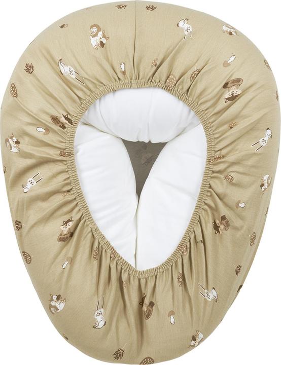 Actual product image Meyco Forest Animals relax cover for nursing pillow (190 cm)