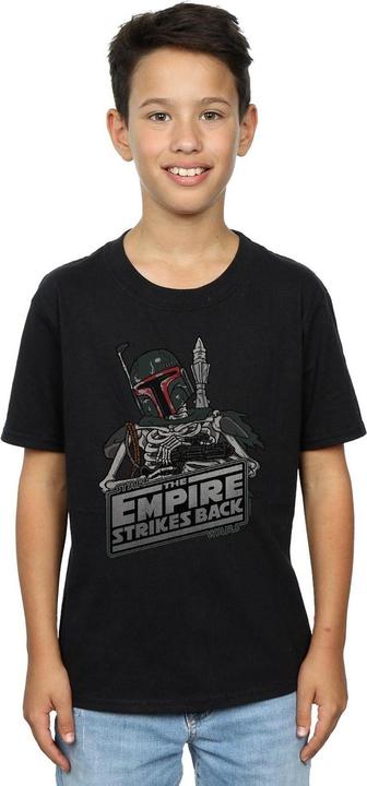Actual product image Star Wars Boys Boba Fett Skeleton T-Shirt (140, 146)