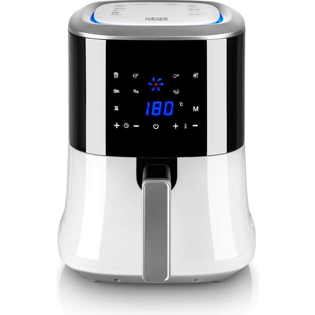 Haeger AF-D22. Aero Fryer Digitalais friteris bez ellas - 2, Fritteuse, Weiss