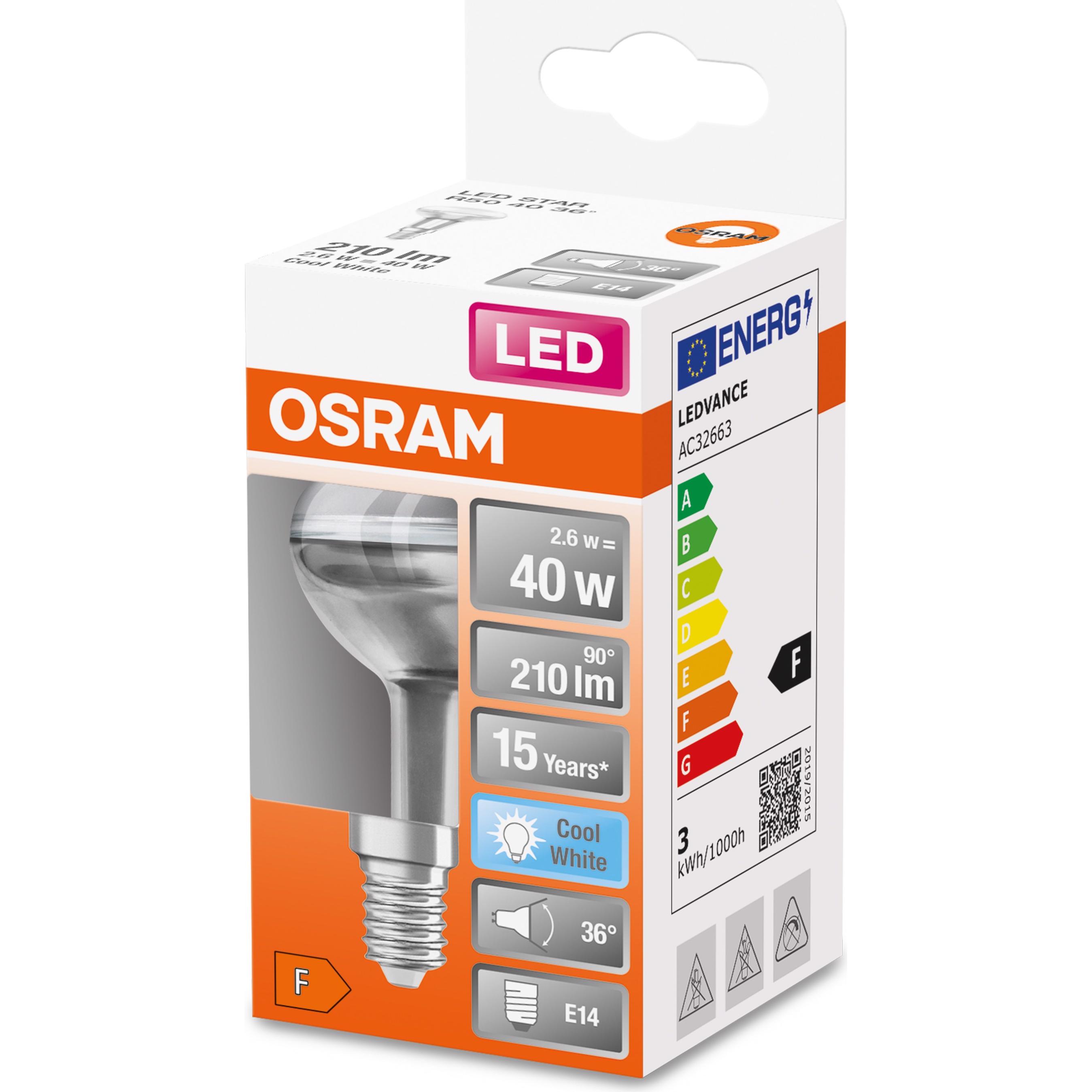 Thumbnail - Osram, Leuchtmittel, Led Star (E14, 2.60 W, 210 lm, 6 x, F)