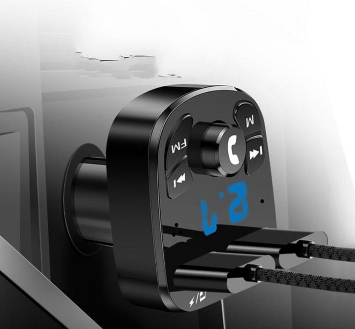 Actual product image Ueli Express Car Bluetooth 5.0 FM Transmitter with Handsfree Function