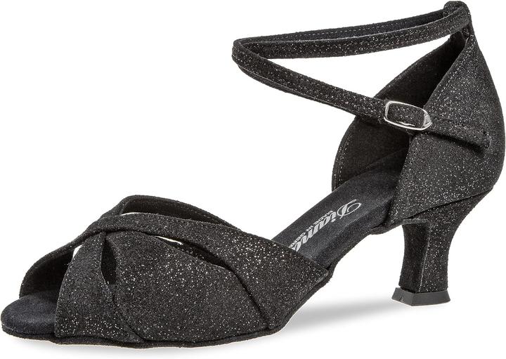 schwarzer Glitzeroptik