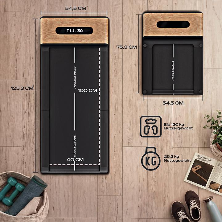 Produktbild Sportstech Laufband WoodPad Pro LWD