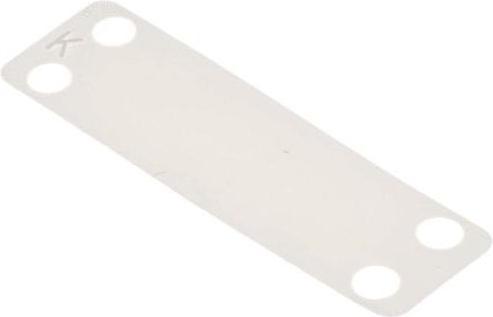 Actual product image RS PRO Cable markers for cables, cable ties, labelling: blank, natural - 4.8mm, 65mm x 19 mm