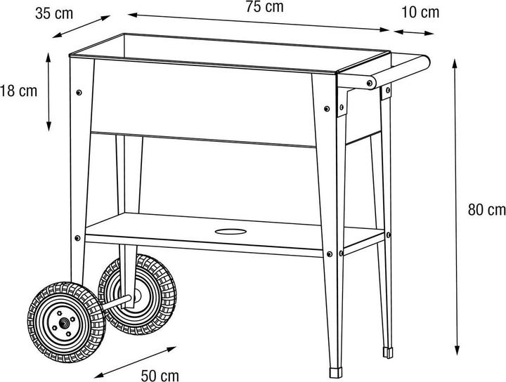 Immagine prodotto Herstera Urban Garden Trolley
