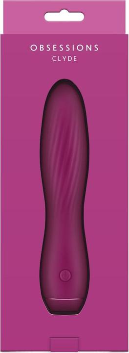 Produktbild NS Novelties Obsessions Clyde Dark Pink Vibrator 17.2 x 3.8 x 3.8 cm
