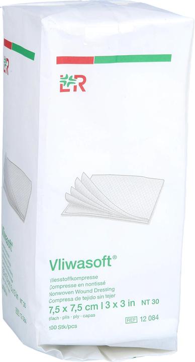 Actual product image Lohmann & Rauscher Nonwoven compresses 6-ply