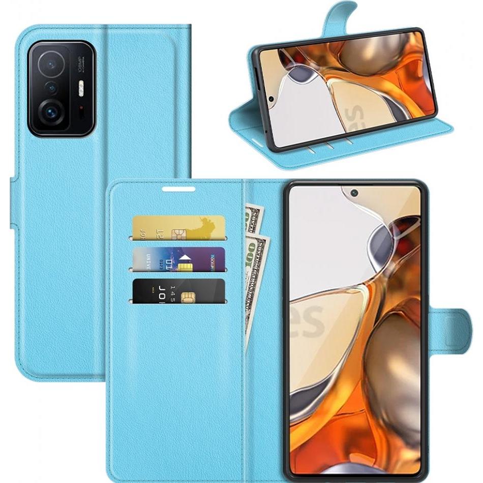 Screenguard Xiaomi 11T Pro Leather Guard Lederhülle (Xiaomi 11T Pro), Smartphone Hülle, Blau