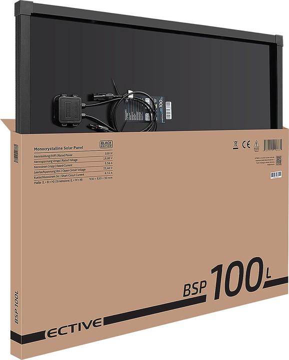 Produktbild Ective BSP 100 Black Slim | Back Contact Solarmodul mit 100WP (100 W, 5.20 kg)