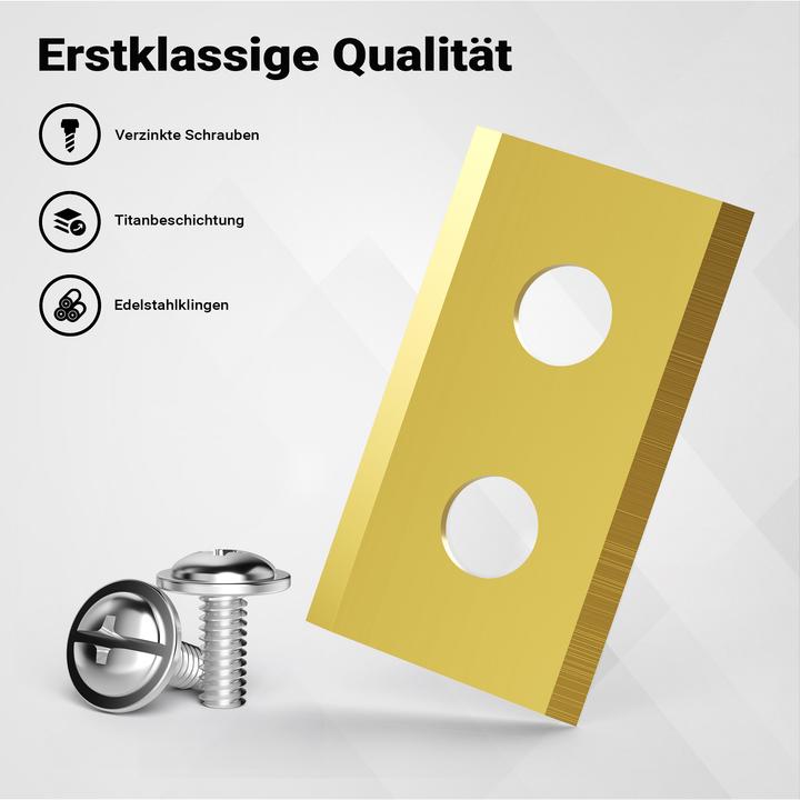 Produktbild Wiltec Rasenroboter Messer Set Titan 36x18mm 18 Stück Mähroboter Rasenmäher (Mähroboter, Rasenmäher Messer + Ersatzmesser Gartenmaschinen)
