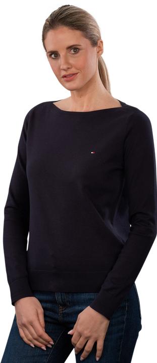 Produktbild Tommy Hilfiger Damen Pullover Co Jersey Stitch Sweater U-Boot-Ausschnitt (M)