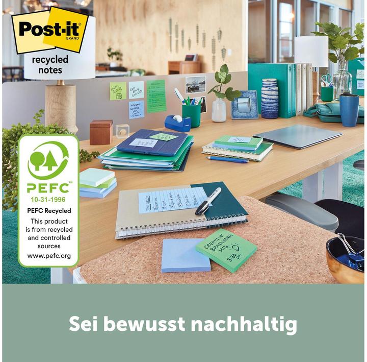 Image du produit Post-it Bloc-notes (76 x 76 mm)