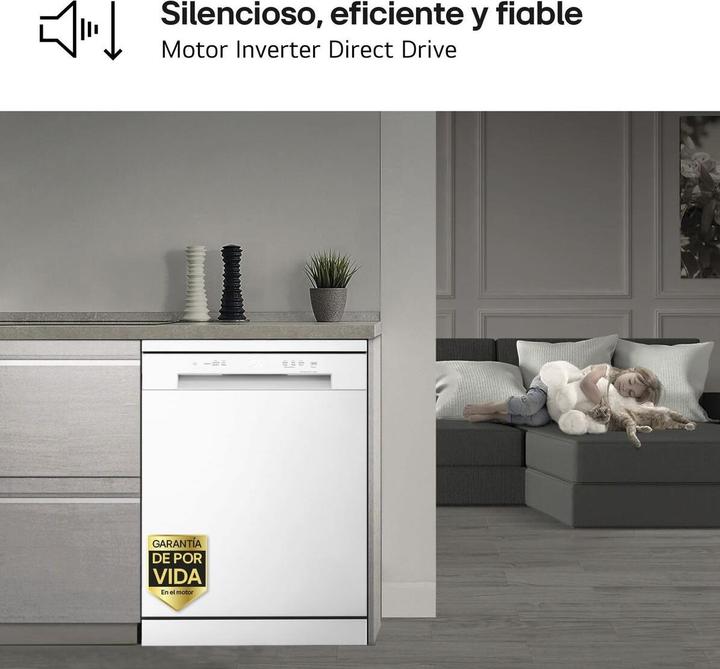 Produktbild LG Geschirrspüler DF142FW 5P QUADWASH 60 cm Weiss