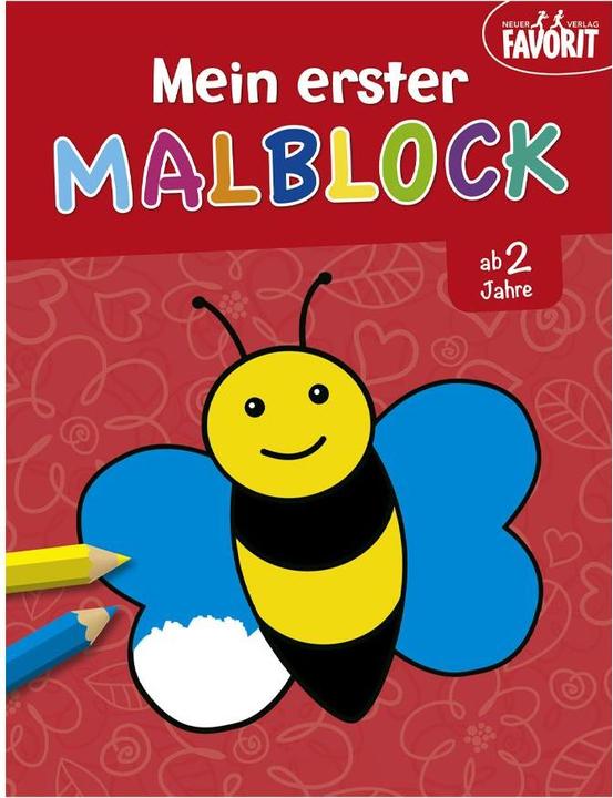 Produktbild Mein erster Malblock - rot (Deutsch, 2016)