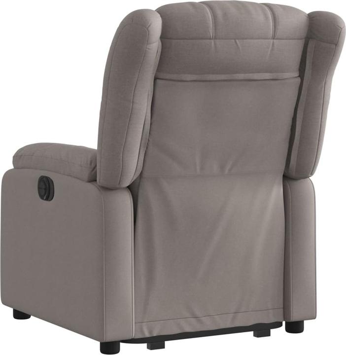 Actual product image vidaXL Relaxing armchair Stand-up aid armchair TV armchair Reclining armchair Taupe fabric