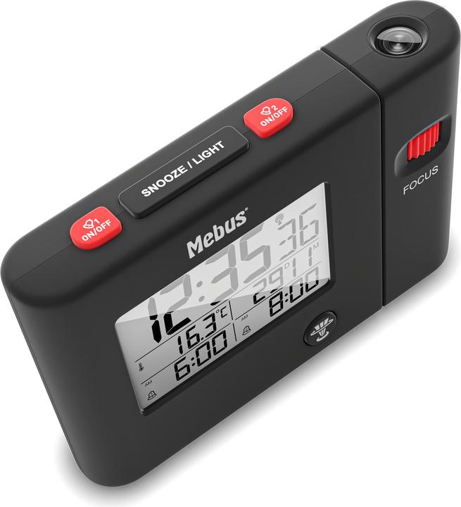 Actual product image Mebus 25795 Radio Projection Alarm Clock