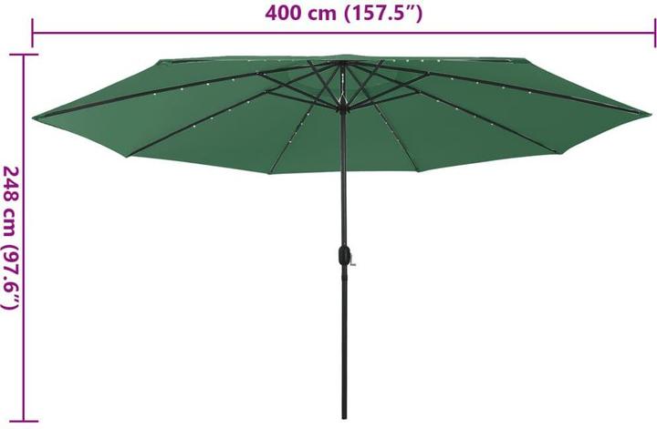 Immagine prodotto vidaXL Sonnenschirm (4 m)