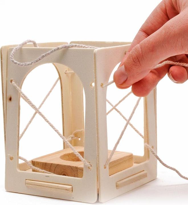 Actual product image Wooden lantern