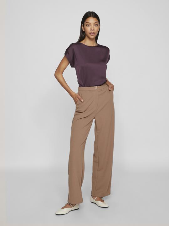 Actual product image Vila Round neckline top with short sleeves (34)