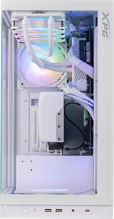 Actual product image XPG Geh INVADER X (Case only) (ATX) Midi Tower white retail (mATX, Mini-ITX, ATX)