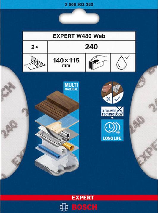 Actual product image Munk Stepladder with steps, both sides (Stepladder, 220 cm)