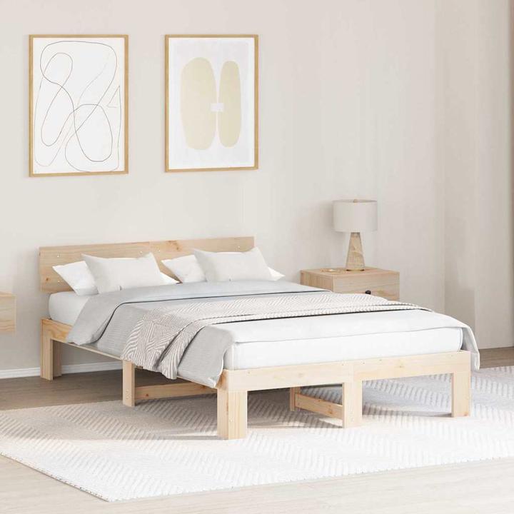 Actual product image vidaXL Bedstead (140 x 190 cm)