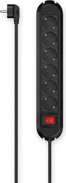 Hama 00223038 Intelligente Steckerleiste 6 AC-Ausgänge 3 m (6x, CEE 7/3, 3 m)