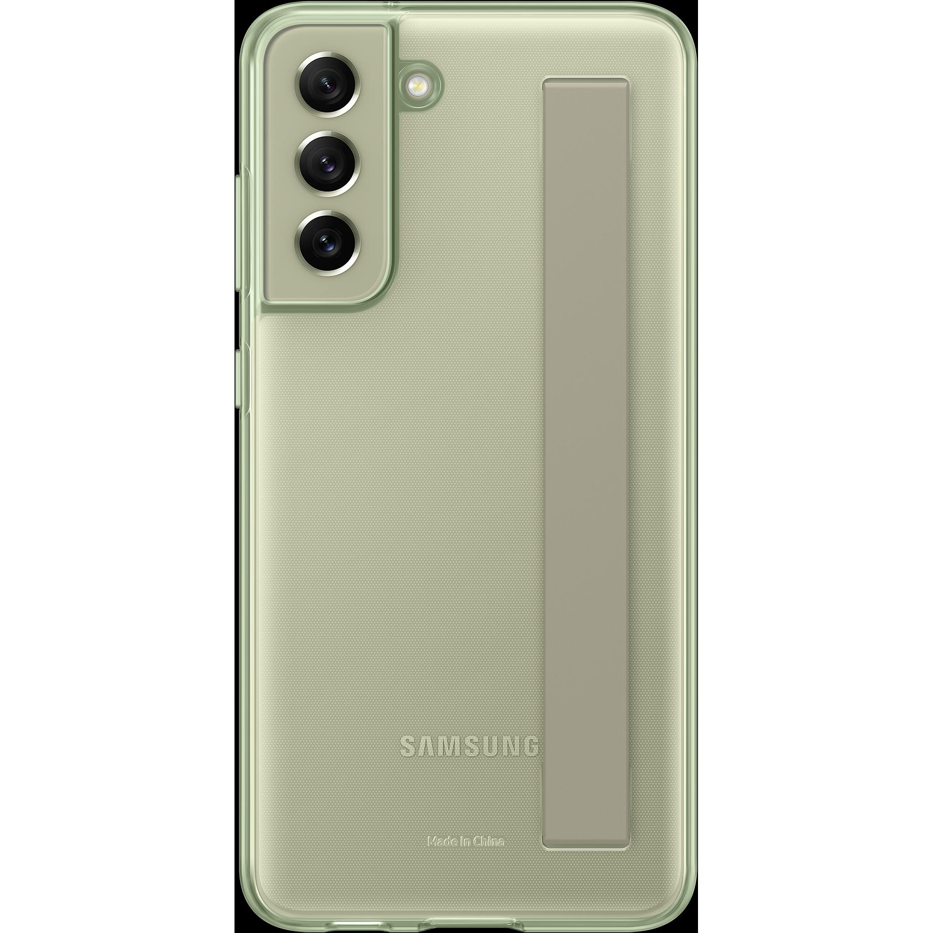Samsung Clear Strap Cover (Samsung Galaxy S21 FE), Smartphone Hülle, Grün