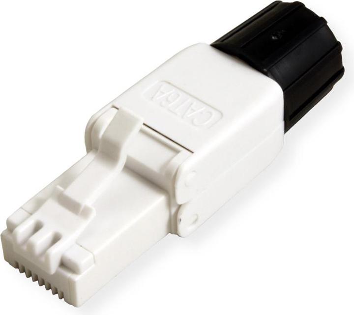Actual product image Roline field-wireable RJ-45 plug Cat.6A (Class EA), UTP (Network cable plug)