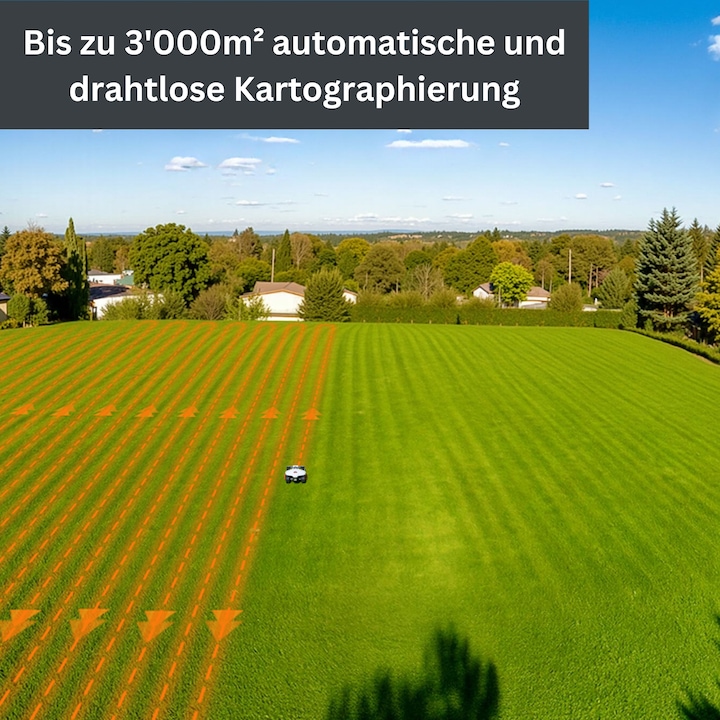 Actual product image Mammotion Luba 2 AWD 3000X (3000 m², Without boundary wire)