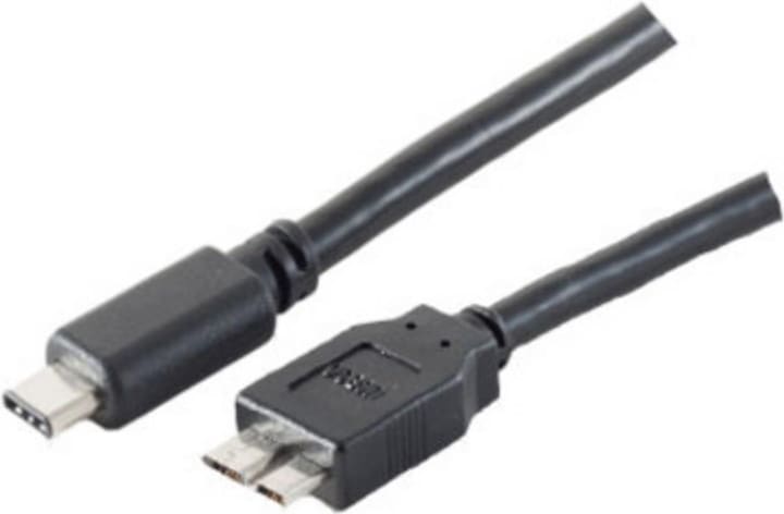 Shiverpeaks BS77142-1.8 1.8m USB C Micro-USB B Male Black USB Cable (1.80 m, USB 3.2 Gen 1)