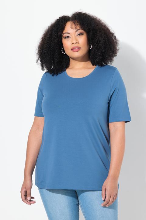 Actual product image Ulla Popken Essential Round Neck Stretch Tee (46, 48)