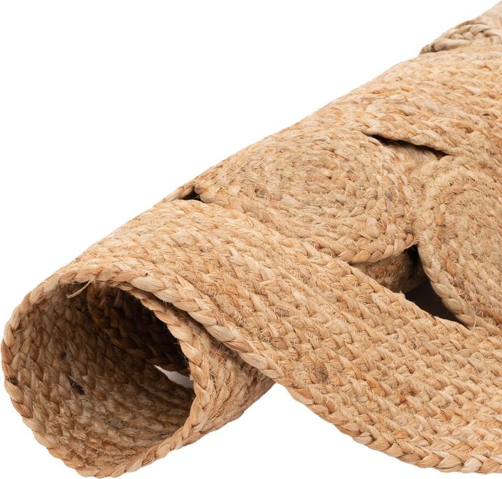 Produktbild Pergamon Handgefertigt Jute Teppich Pia Rund (120 x 120 cm)
