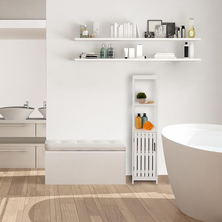 Actual product image Relaxdays Bathroom cabinet (30 x 30 x 129 cm)