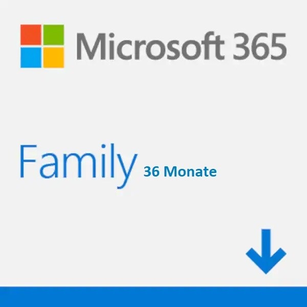 Produktbild Microsoft 365 Family für 36 Monate