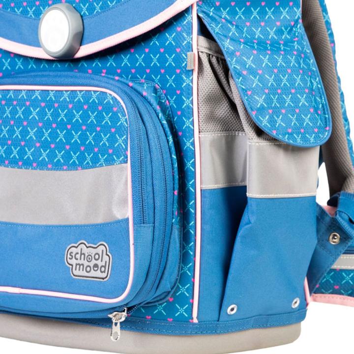 Immagine prodotto School-Mood Set di zaini per la scuola Timeless Pro da 7 pezzi (23.50 l)