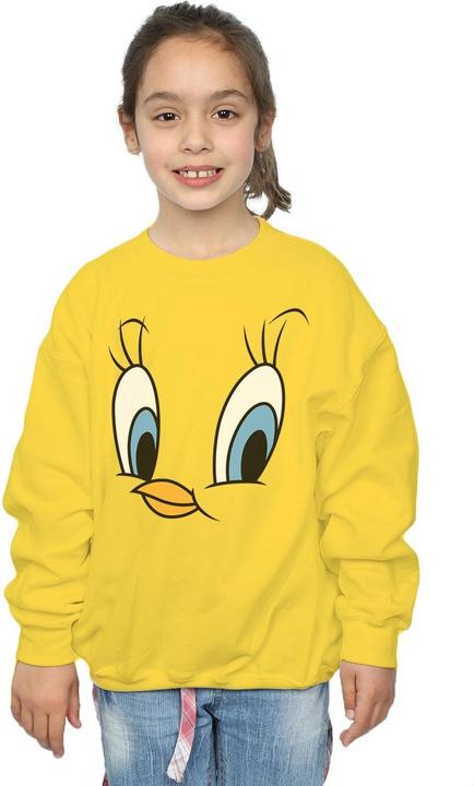 Produktbild Looney Tunes Tweety Pie Face Sweatshirt Mädchen (116)