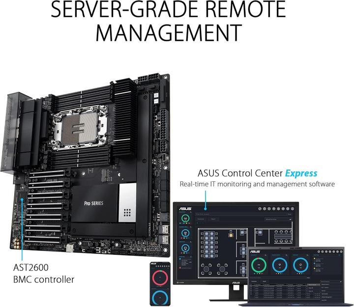 Actual product image ASUS PRO WS W790E-SAGE SE (LGA 4677, Intel W790, SSI EEB)
