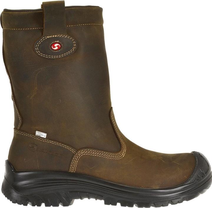 Sixton Sechton Peak Work Boot Montana S3 Wasserresistent dunkelbraun Grösse 42 (S3, 42)