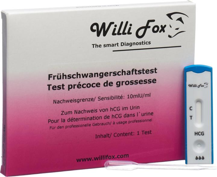 Willi Fox Test urinaire de grossesse précoce (1 pc) (1 x)