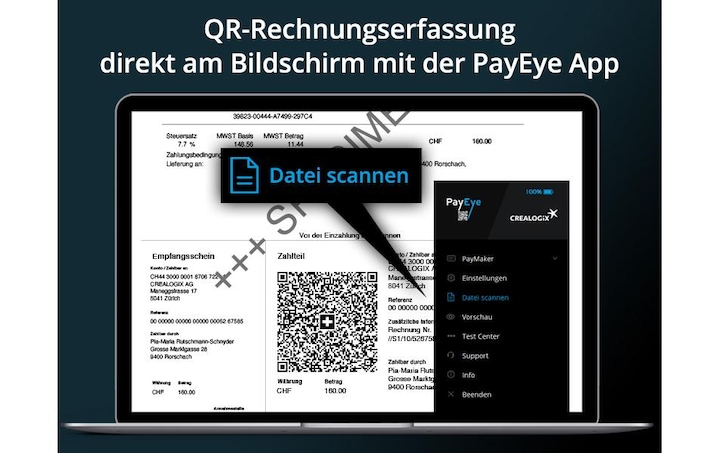 Image du produit Crealogix PayEye (Code QR)