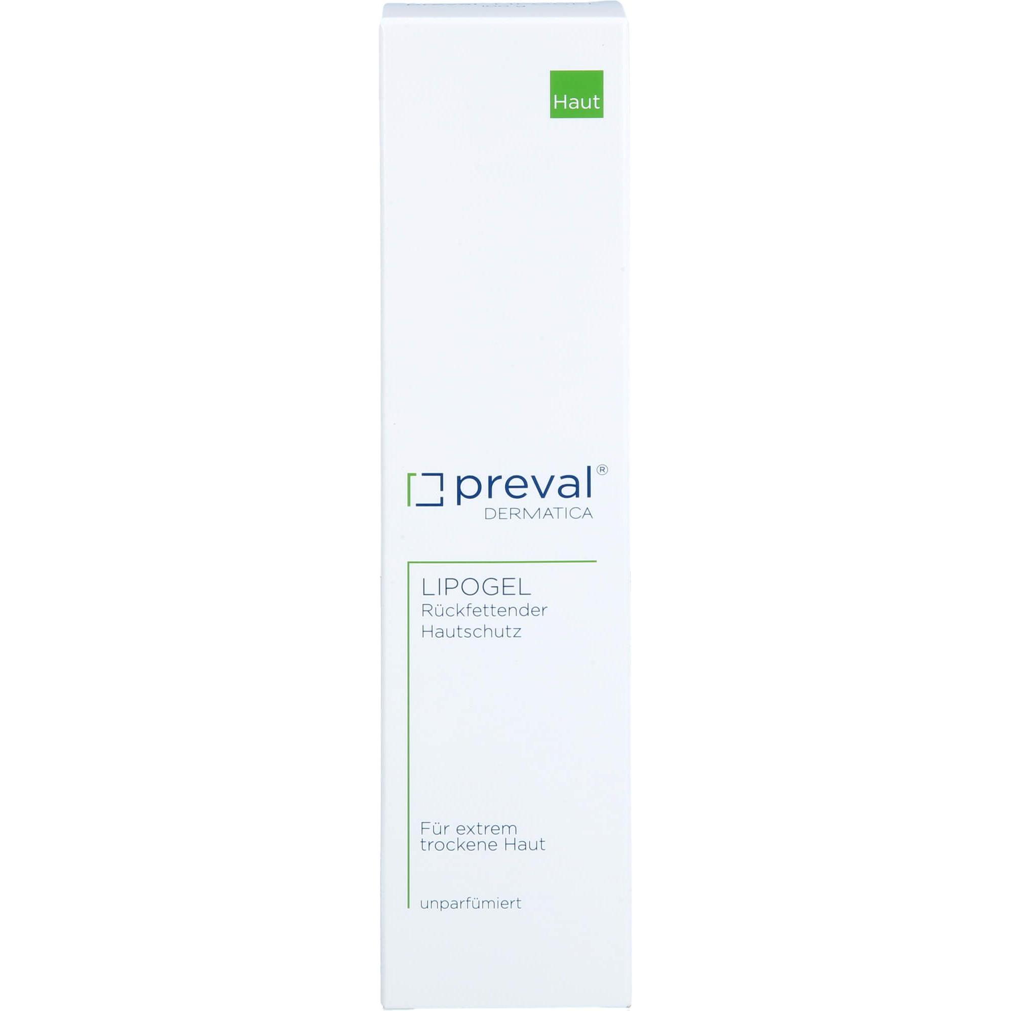 Thumbnail - Preval Dermatica, Bodylotion, Lipogel rückfettender Haut- und Kälteschutz, 100 g Gel (Körpergel)