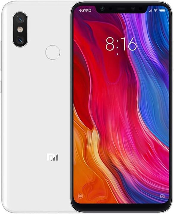 Produktbild Xiaomi Mi 8 (64 GB, White, 6.21", Dual SIM, 4G)