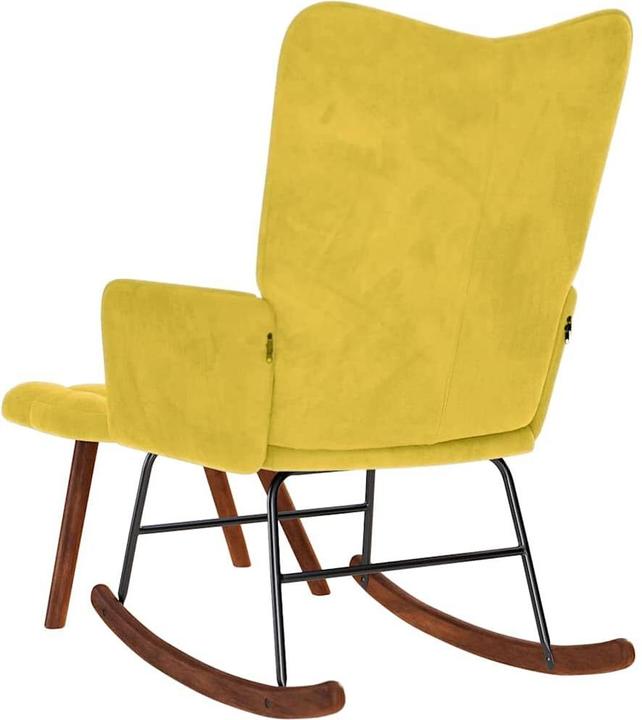 Immagine prodotto vidaXL Schaukelstuhl mit Hocker